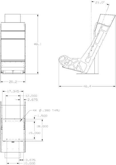 F-18 Rudder Pedal - Bugeye Technologies