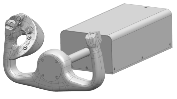 C-130J Pilot Yoke Mechanism and Handle  - USB_Ethernet - Desktop