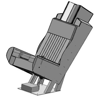F-16 Simulated Ejection Seat - 34° Layback