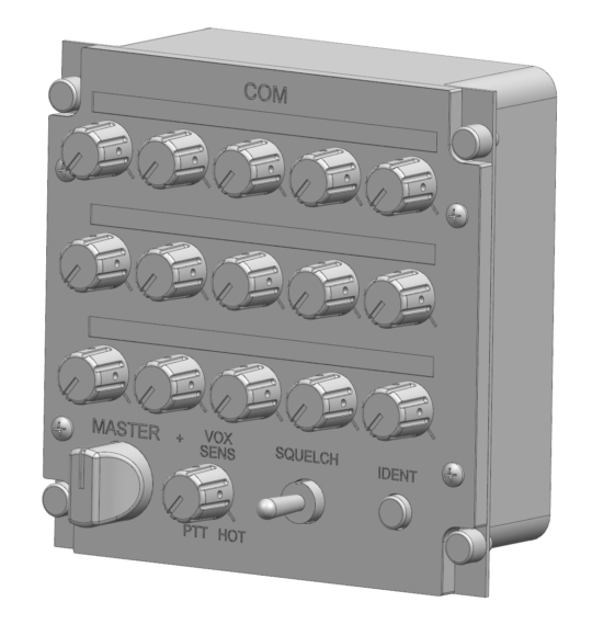 AH-64 Communications Panel