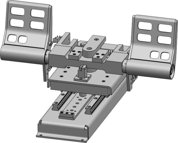 F-16 Simulated Rudder Pedal - Bugeye Technologies