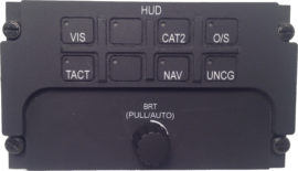 C-130J Simulated Overhead HUD Panel