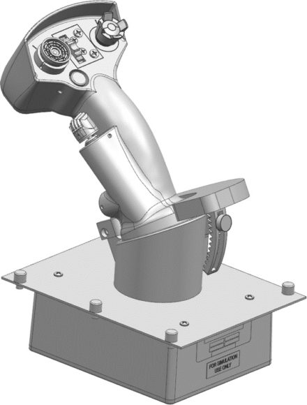 F-18F Right Hand Controller - USB_Ethernet - Dzus Mount