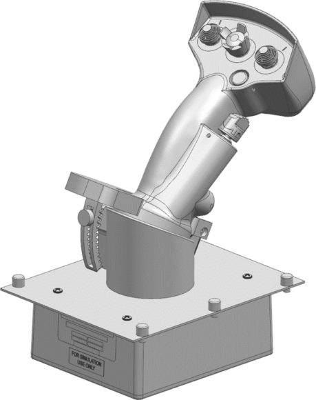 F-18F Left Hand Controller - USB_Ethernet - Dzus Mount